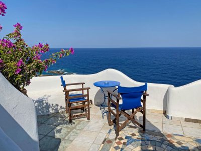 Apollon Terrasse mit Meerblick Apartment